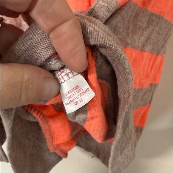 Striped V-Neck Long Sleeve Top Y2K - Picture 2 of 4